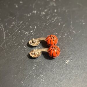 Deakin & Francis - Cufflinks - Enamel Basketball